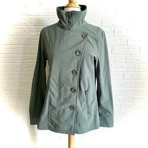 PrAna Martina High Neck Jacket Green Size Medium